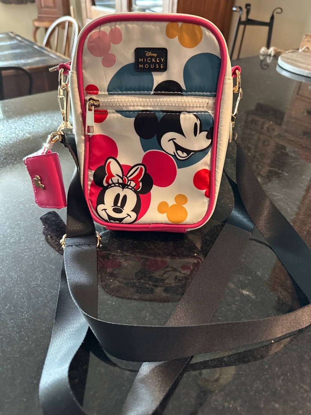 Disney Mickey & Minnie Crossbody Bag - Multicolor